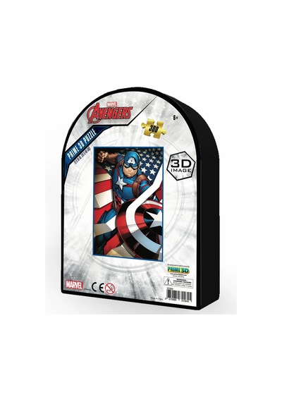 Captain America 300 Parça Puzzle 35584 - Metal Kutu