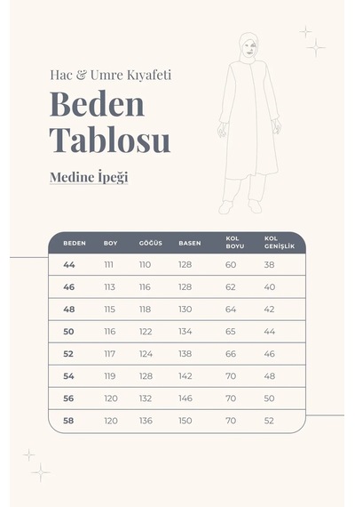 Kadın Medine İpeği Hac Umre Kıyafeti Tesettür İkili Takım - Gri Gri