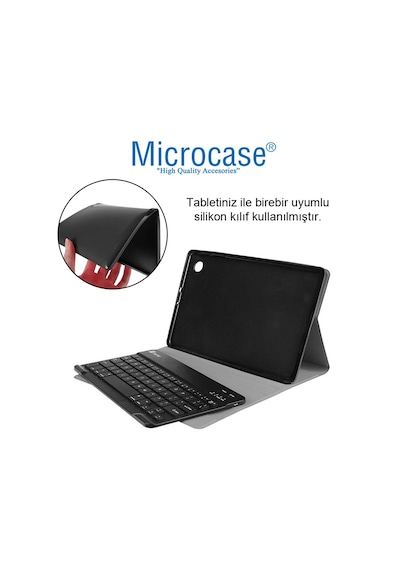 Apple Uyumlu iPad  7.Nesil 10.2 Inç 2019 Bt Klavye Mouse + Standlı Kılıf - Bkk6