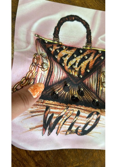 Zirkon Taş Boncuk İşleme Çantalı Arma Dikiş Aplike 23x19 Cm