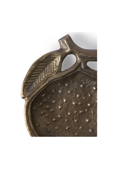 Yargıcı Nar Formlu Metal Dekoratif Kase 14x11x2 Cm 26knha1034c St