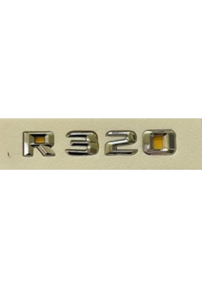 Mercedes Uyumlu Yazı R 320 Krom