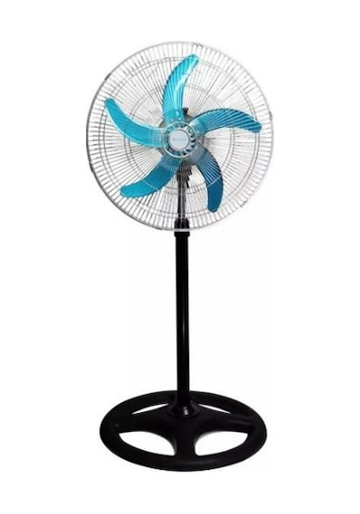 Hi-link 18'' Sanayi Tipi Vantilatör 5 Metal Kanatlı Ayaklı Fan 3 Kademeli Güçlü Hava Akışı 2 Yıl li
