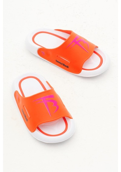 Tonny Black Poıli Taban Logolu Çocuk Unisex Oranj Terlik Tbacr896 Oranj