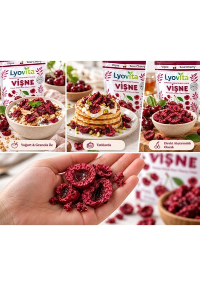 Vişne Dondurularak Kurutulmuş Freeze Dried 20 G