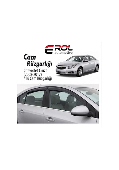 Chevrolet Cruze 2008-2017 4'lü Sedan Mugen Cam Rüzgarlığı