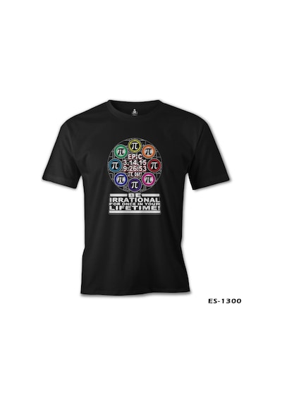 Matematik - Pi 3 Siyah Erkek Tshirt
