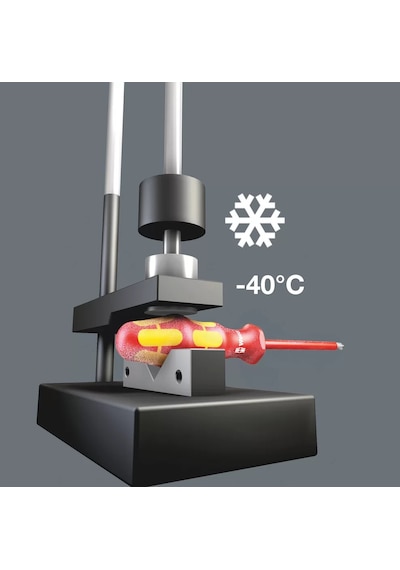 Wera 160 İ Vde Yalıtımlı Düz Tornavida, 1.6 X 10 X 200 Mm