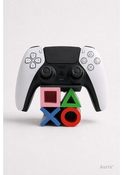 Playstation 5 Dualsense Joystick Standı - Renkli Joystick Kol Tutucu Siyah