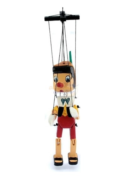 Ahşap Pinokyo Kukla Küçük Boy 20 cm