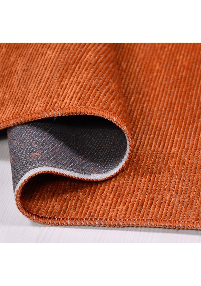 Çam Halı Crea Decolux Azade 8200 Kiremit Özel Kaymaz Tabanlı Pamuk Dokuma Kilim - 120x180
