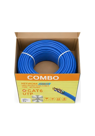 Combo Cm-cat6-100m 100 Metre Cat6 Utp Network Kablosu
