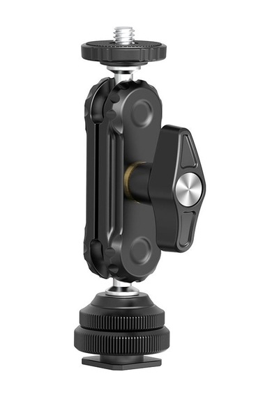 Ulanzi R098 Double Ball Head Magic Arm 1/4"-20 Ve Cold Shoe