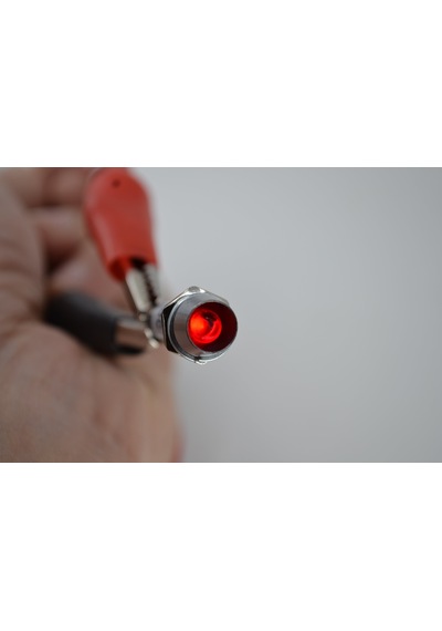 Mini Metal Göz Lamba Kırmızı Led Sinyal Uyarı Işığı
