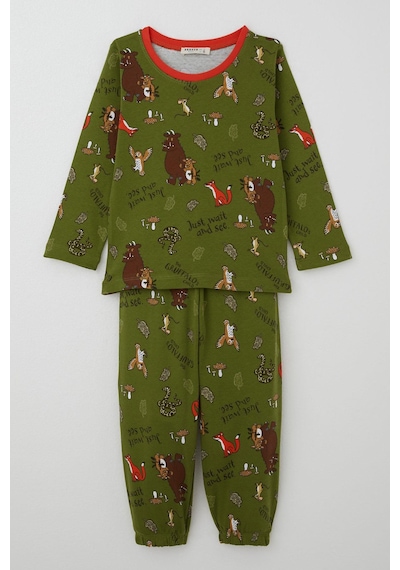 Breeze Erkek Bebek Pijama Takımı The Gruffalo Desenli 9 Ay-3 Yaş, Haki Yeşil Haki Yeşil Breeze Erkek Bebek Pijama Takımı The Gruffalo Desenli 9 Ay-3 Yaş, Haki Yeşil Haki Yeşil