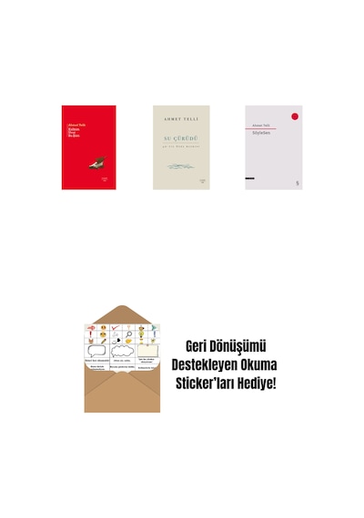 Kalbim Unut Bu Şiiri Ciltli + Su Çürüdü Ciltli + Söylesen + Okuma Sticker'ları