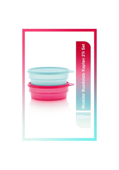 Tupperware Modüler Buzdolabı Kapları 2'li Set 500 ml