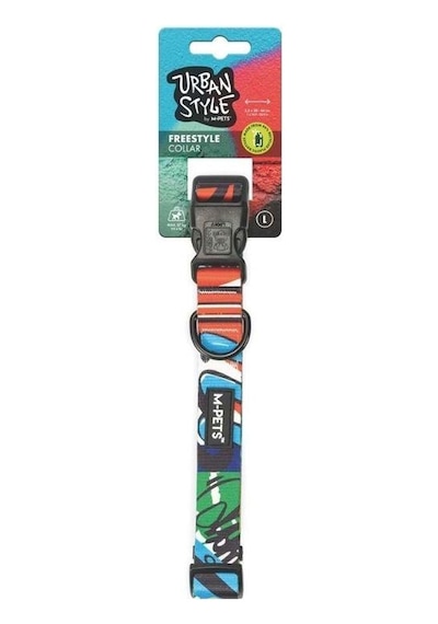 M-pets Urban Style Freestyle Köpek Boyun Tasması L Çok Renkli