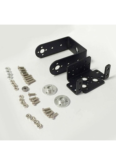 Metal Pan Tilt 2 Eksen - 2 X Mg996R Dahil