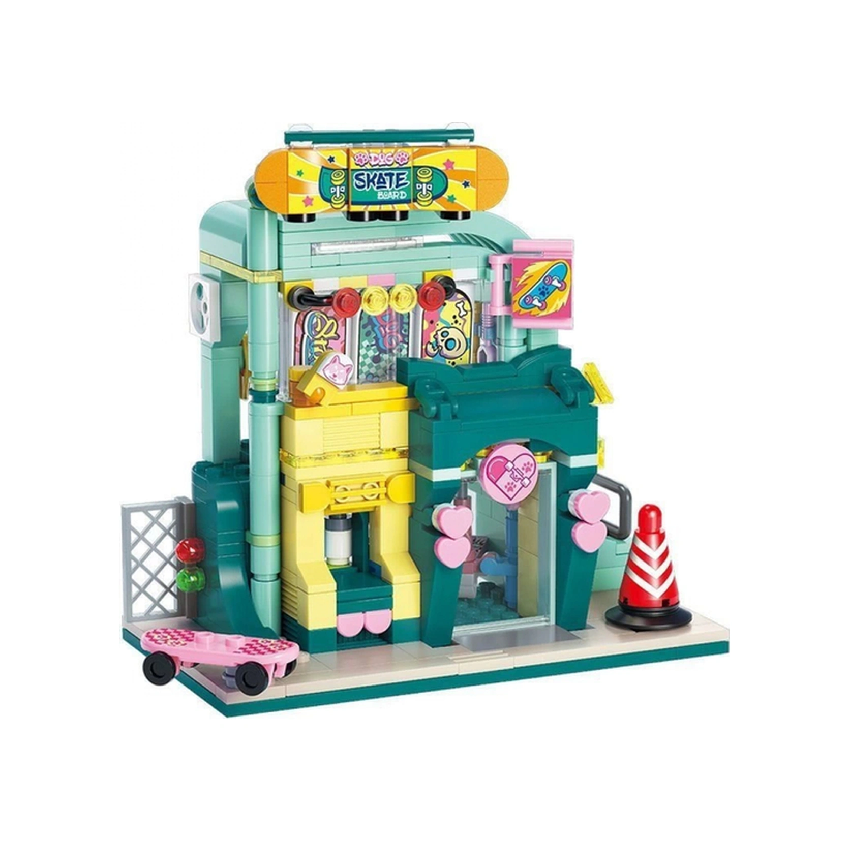 Kp28009 Keeppley Sokak Seri Blok Seti -vagon Life