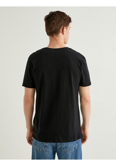 Koton Basic Tişört Slim Fit Bisiklet Yaka Kısa Kollu Siyah 4sam10842hk Siyah Koton Basic Tişört Slim Fit Bisiklet Yaka Kısa Kollu Siyah 4sam10842hk Siyah
