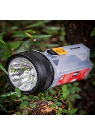 Nurgaz Ng-181 Campout Pilli Led Kamp El Feneri Suya Dayanıklı Siyah