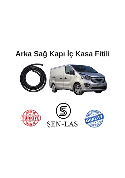 Opel Vivaro Panelvan 2014-2019 Şen-las Sağ Arka Kapı Fitili Şl39003