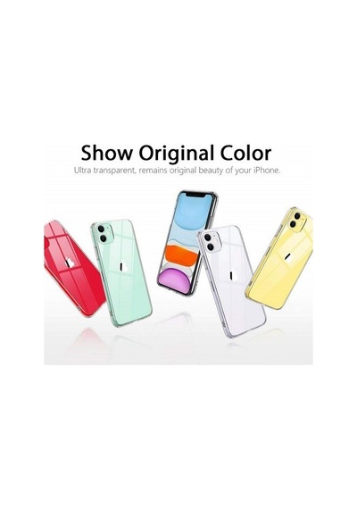 Logis Apple Uyumlu iPhone 11 Kamera Korumalı Şeffaf Silikon Kılıf