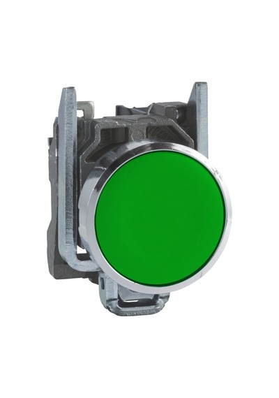 Schneider Xb4ba31 Yaylı Buton Yeşil 1na