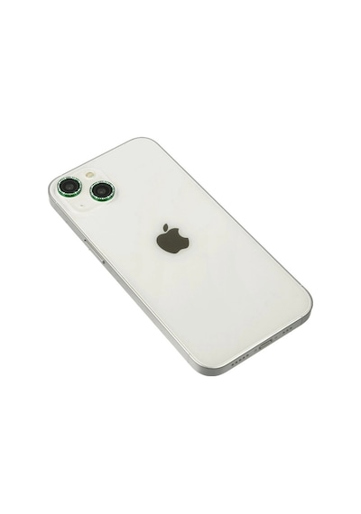 Apple, Uyumlu iPhone 14 Diamond Kamera Lens - Yeşil