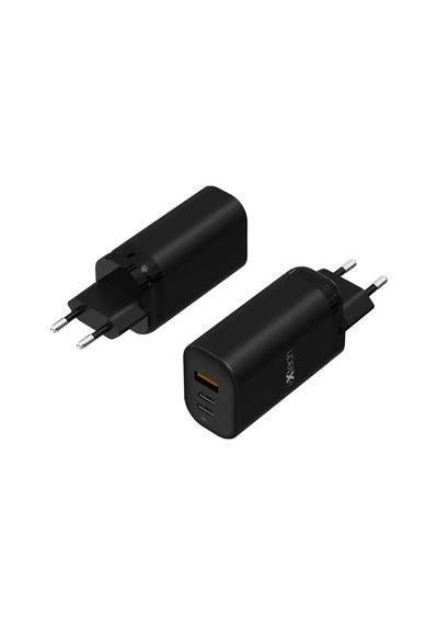 Ixtech 6971202170690 Ix-hc2 65w Type-c Ve Usb Portlu Seyahat Tipi Hızlı Şarj Aleti