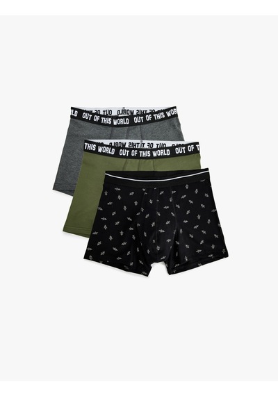 Koton 3'lü Boxer Seti Slogan Baskılı Çok Renkli Pamuklu Antrasit Melange 5wlm90047mk Antrasit Melanj Koton 3'lü Boxer Seti Slogan Baskılı Çok Renkli Pamuklu Antrasit Melange 5wlm90047mk Antrasit Melanj