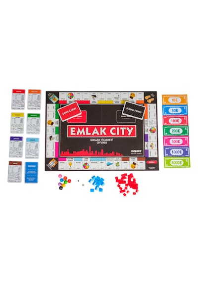 Mega City Dünya Şehirleri Emlak Ticaret Oyunu 2-6 Kişilik - Siyah