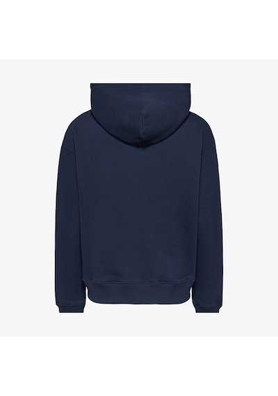 Tommy Hilfiger Tommy Jeans Bxy Logo Drawcord Kadın Mavi Sweatshirt Düz Dw0dw17794 Mavi