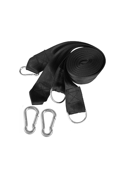 Indirimsmart Bundera Rope Hamak Salıncak Taşıyıcı Asma Kemeri Halat Kemer Askı (445014115) Siyah