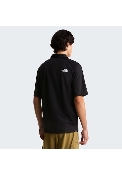 The North Face M Lıghtrange Packable Short Sleeve Polo Erkek Tişört Nf0a8g0vjk31 Siyah