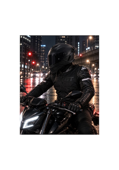 Sway 867 Black Lıne Mat Siyah Vizör Motosiklet Kask