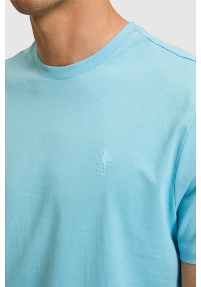 U.s. Polo Assn. Erkek Aqua Tişört Basic 50326953-vr007