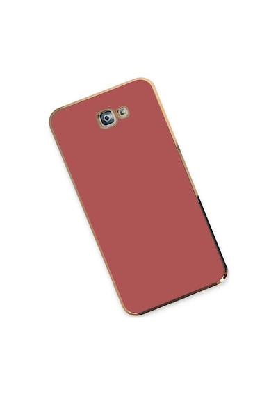 Gld-spt- Newface Samsung Uyumlu Galaxy J7 Prime Kılıf Volet Silikon - Kırmızı