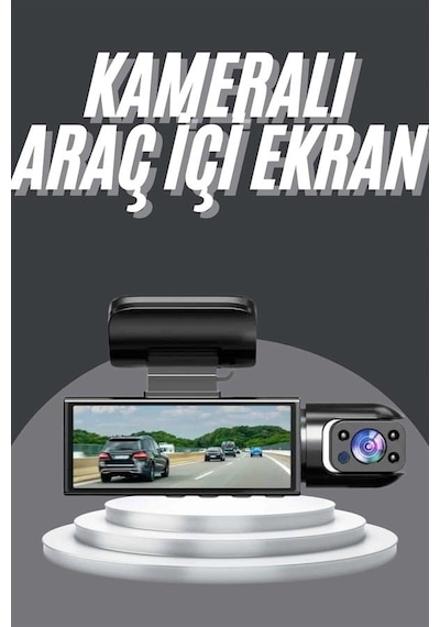 Video Ve Fotoğraf Kaydedici Sürüş Kamerası Ön Ve Arka Çift Kamera