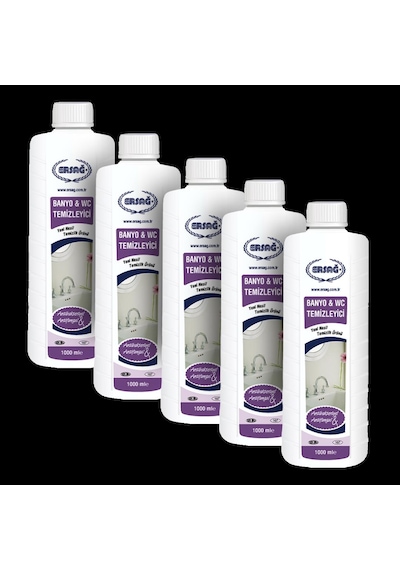 Ersağ Banyo Wc Temizleyici & Antifungal 5'li Paket 5'li Set