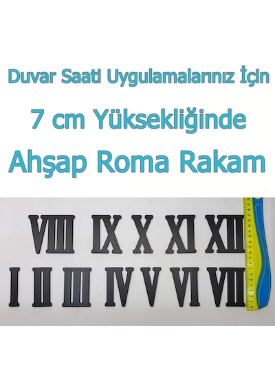 Duvar Saati Ahşap Rakamları Ahşap Saat Rakamı Saat Mekanizması (374800604) Ahşap