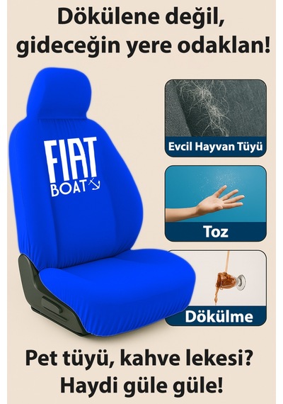 Arac Koltugunu Korurken Tarzini Yansit Fiat Bravo İle Uyumlu Oto Koltuk Kilifi Burada Lacivert Lacivert