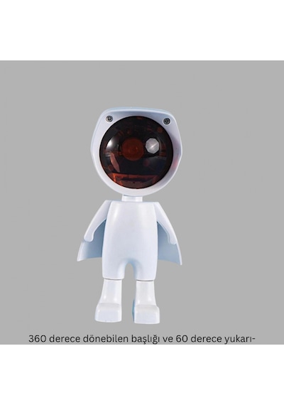 Gün Batımı Efekti Sunan Astronot Led Masa Lambası Yeni Nesil Renkli