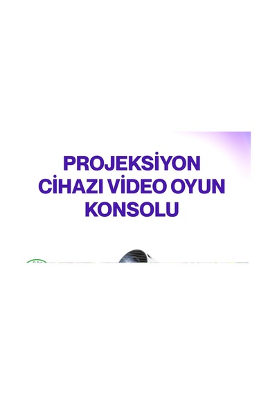 2.4g Kablosuz Destekli Oyun Ve Film Projeksiyonu Ev Kullanımı İçin 01724238