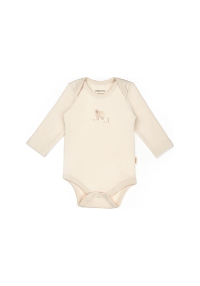 BabyCosy Organic Wear Bebek 2li Uzun Kollu Badi %100 Organik Pamuk, Bebek Ve Yenidoğan Serisi - Csy8177 Ekru