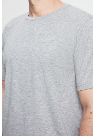 Twn Gri Melanj %100 Pamuklu Kısa Kollu 2'li Pijama Takimi 3ec84ortkkpjm 310