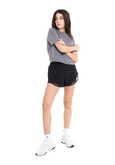 Sportive Ube Kadın Gri Günlük Stil T-shirt 25yk015-ant 1710486 Gri