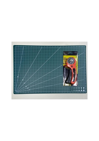 Karan Tuhafiye Patchwork Matı Ve Kesici Ruleti/kesme Tablası Ve Bıçağı 2 Li Set Diğer