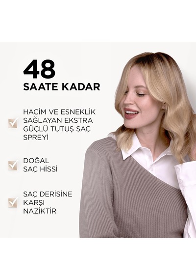 Wellaflex 2 Days Volume 2 Gün Boyunca Hacim Veren Saç Spreyi Extra Strong Hold - 400 Ml